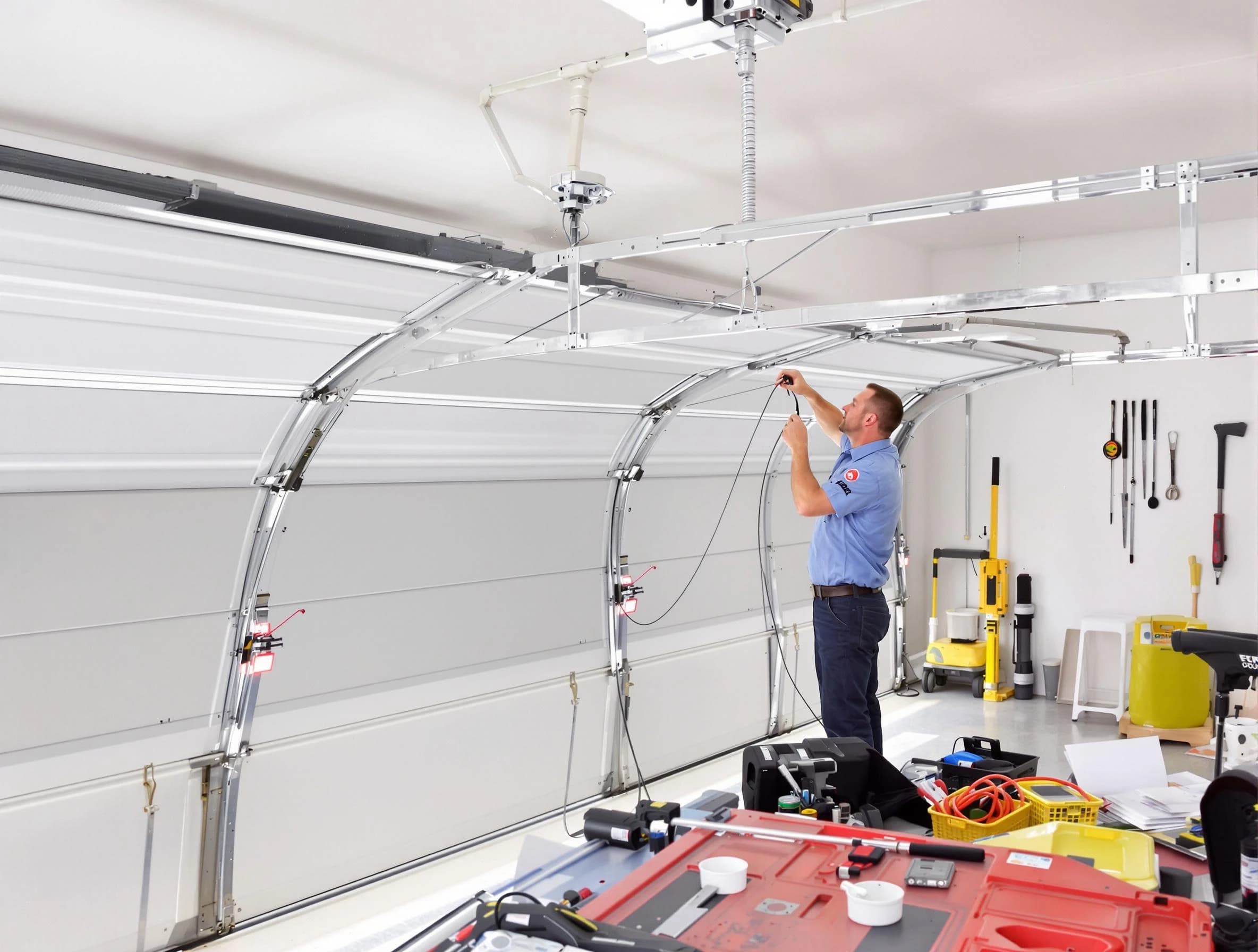 Garage door cable repair service by Beverly Garage Door Repair in Beverly