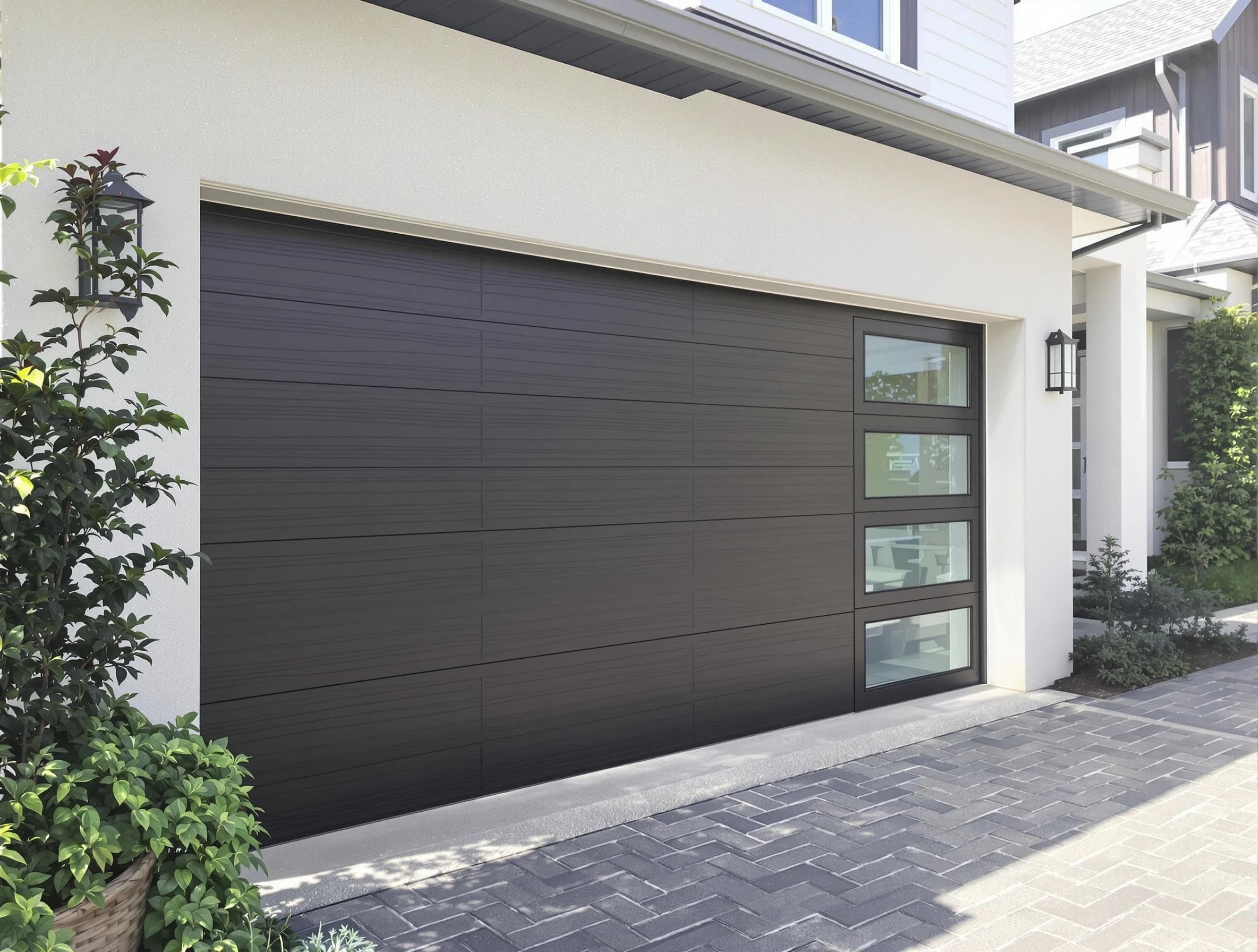 Custom garage door installation by Beverly Garage Door Repair in Beverly