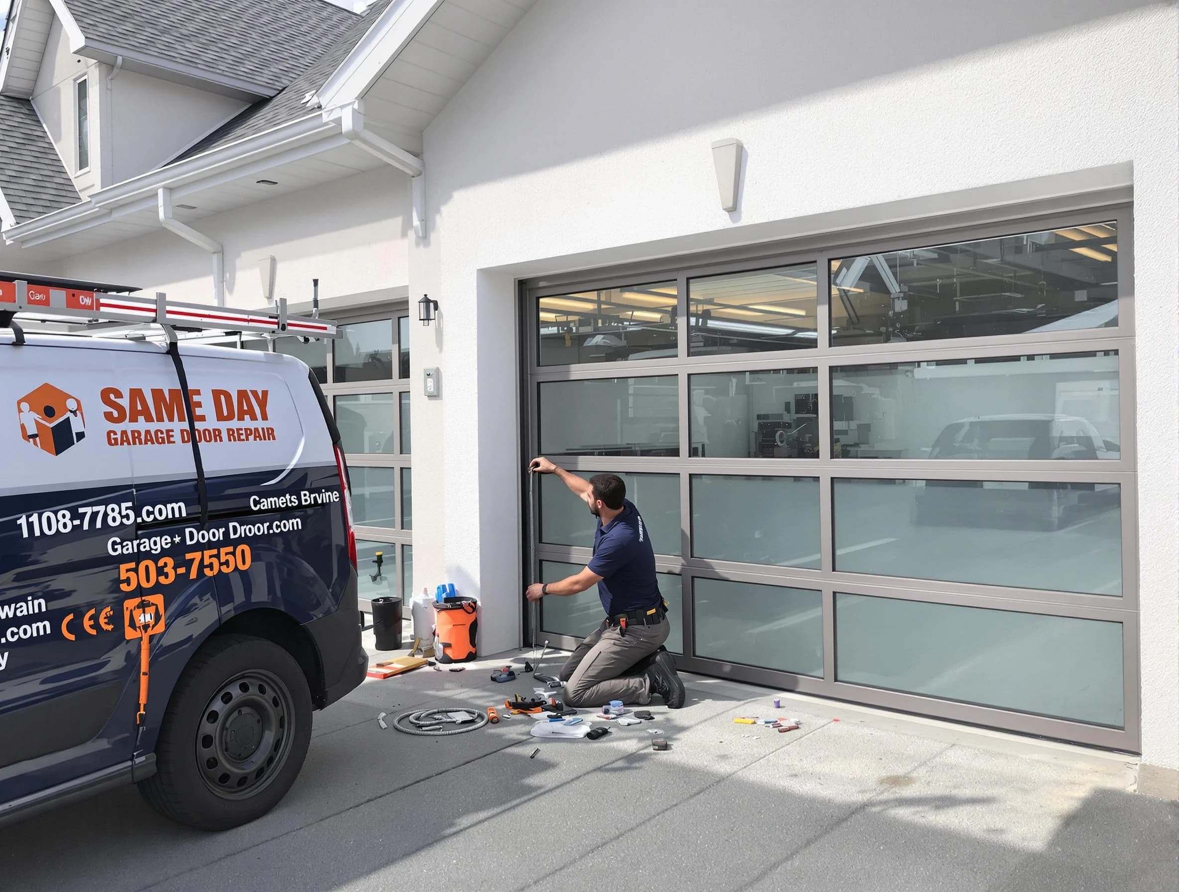 Same-day garage door repair service by Beverly Garage Door Repair in Beverly