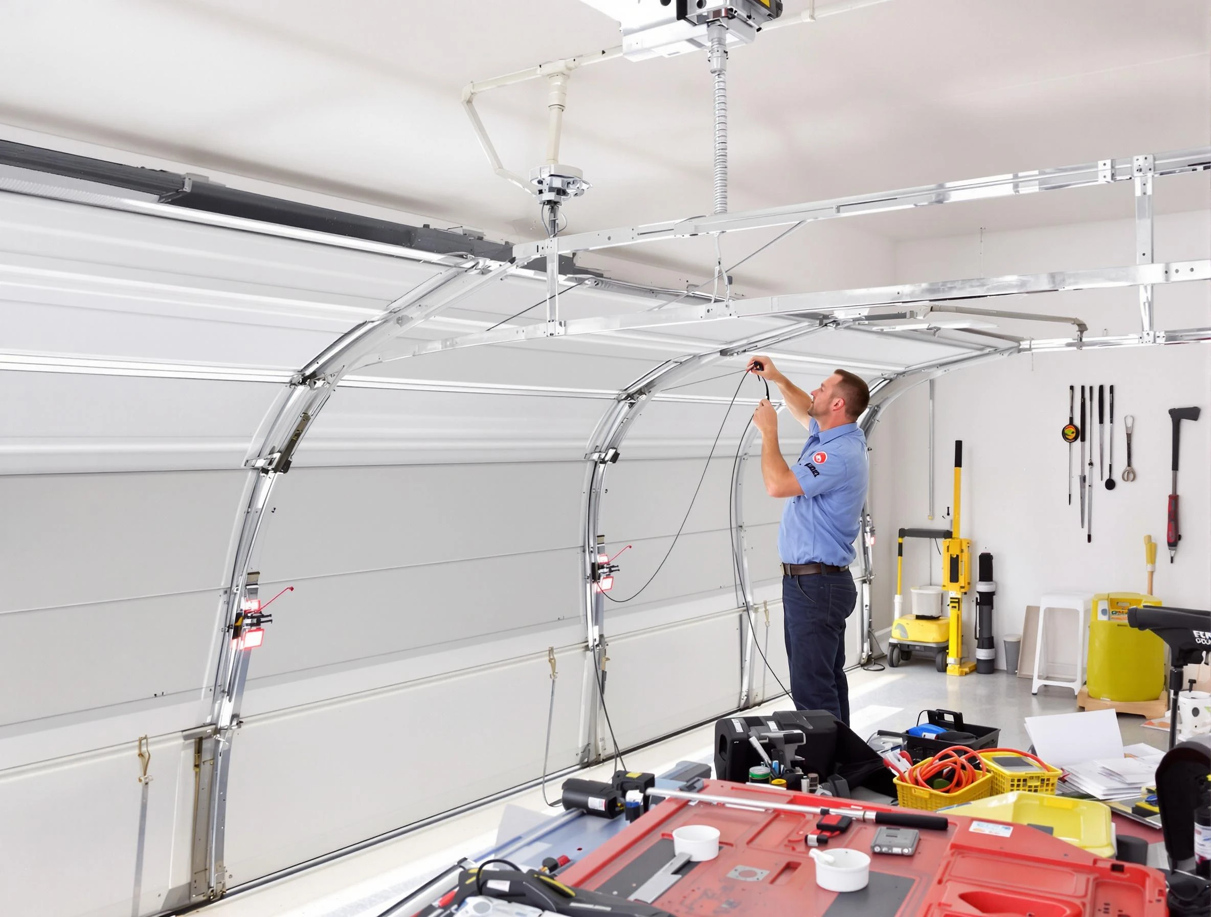 Garage door cable repair service by Beverly Garage Door Repair in Beverly