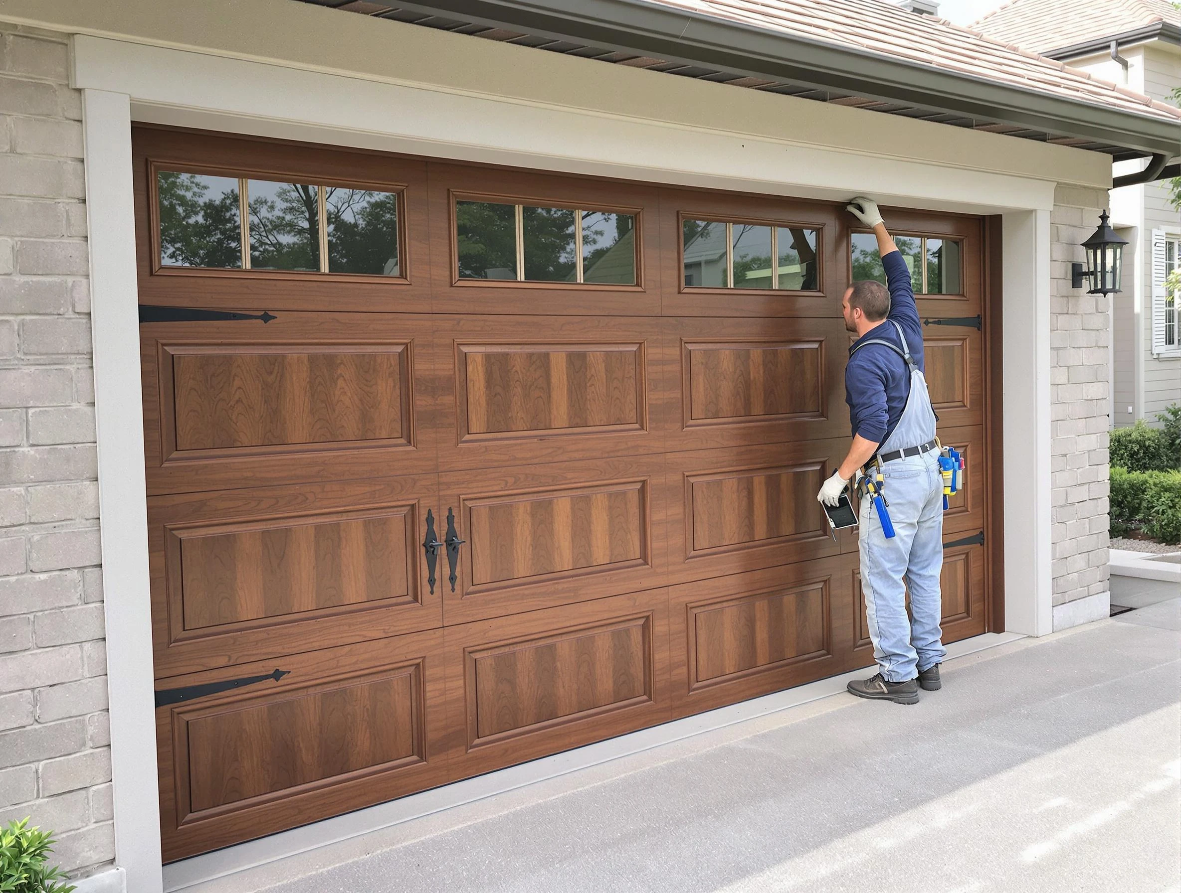 Custom garage door showcase by Beverly Garage Door Repair in Beverly