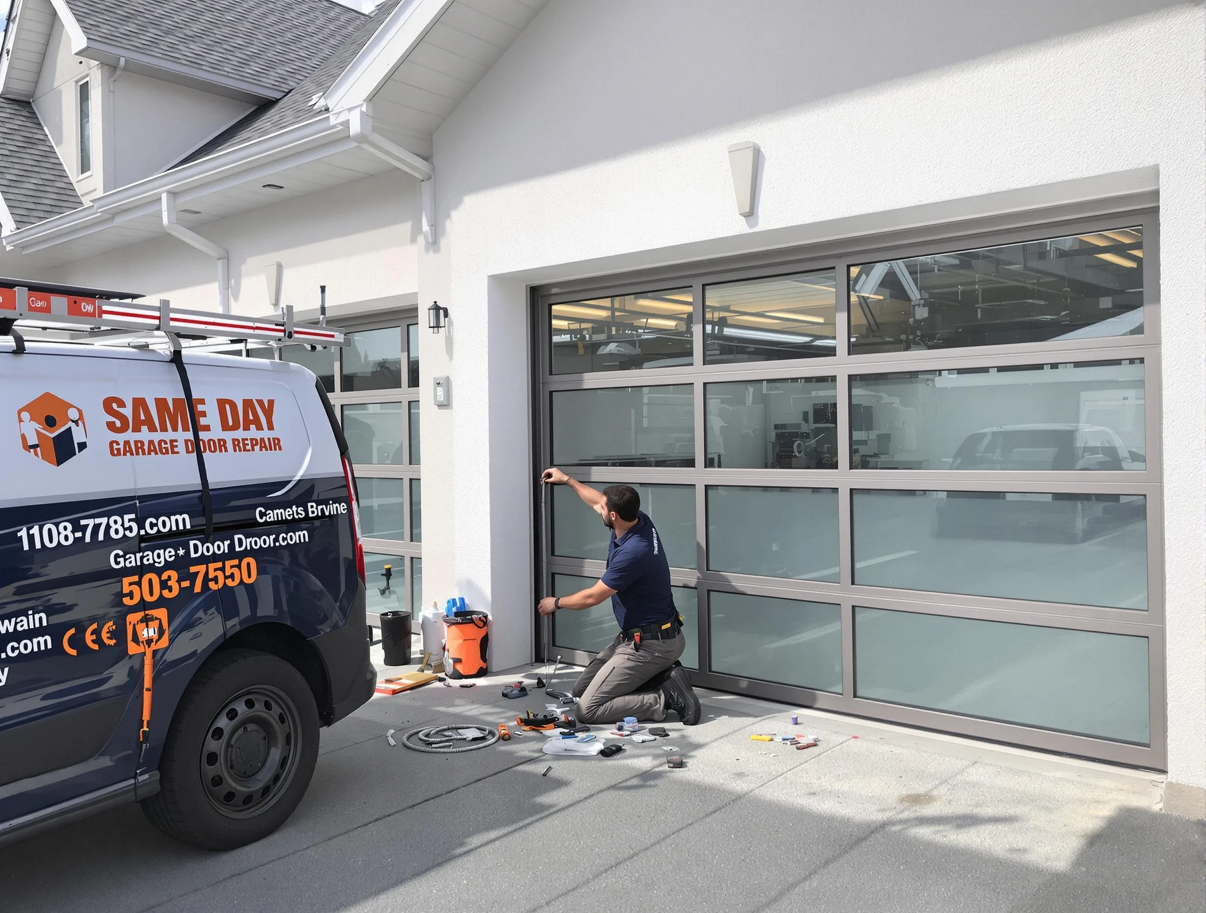 Same-day garage door repair service by Beverly Garage Door Repair in Beverly